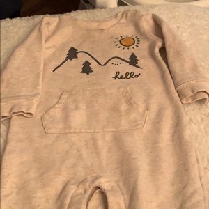 Natural colored onesie